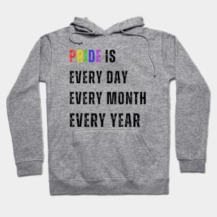 Pride Tshirt Rainbow design Hoodie